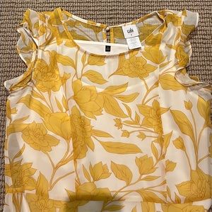 Cabi floral tank NWOT
